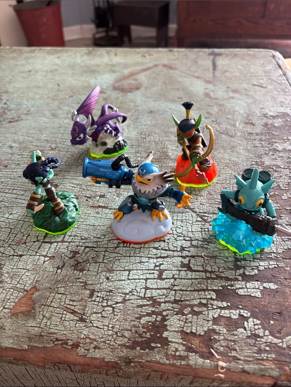 Skylanders Sidekicks Lot 5 Frito Lay Promo Whisper Elf Gill Runt Mini Jini